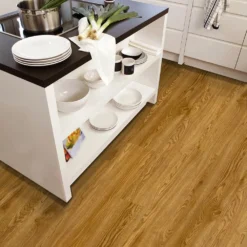 6 in. W x 36 in. L Honey Oak Peel and Stick Luxury Vinyl Plank Flooring (36 sq. ft./case) by TrafficMaster -Deals Flooring Luxe Store wood look trafficmaster vinyl plank flooring hp0431n 31 1000